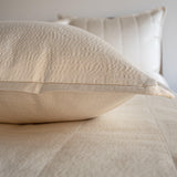 Ann Gish Champagne Euro Hammered Sham