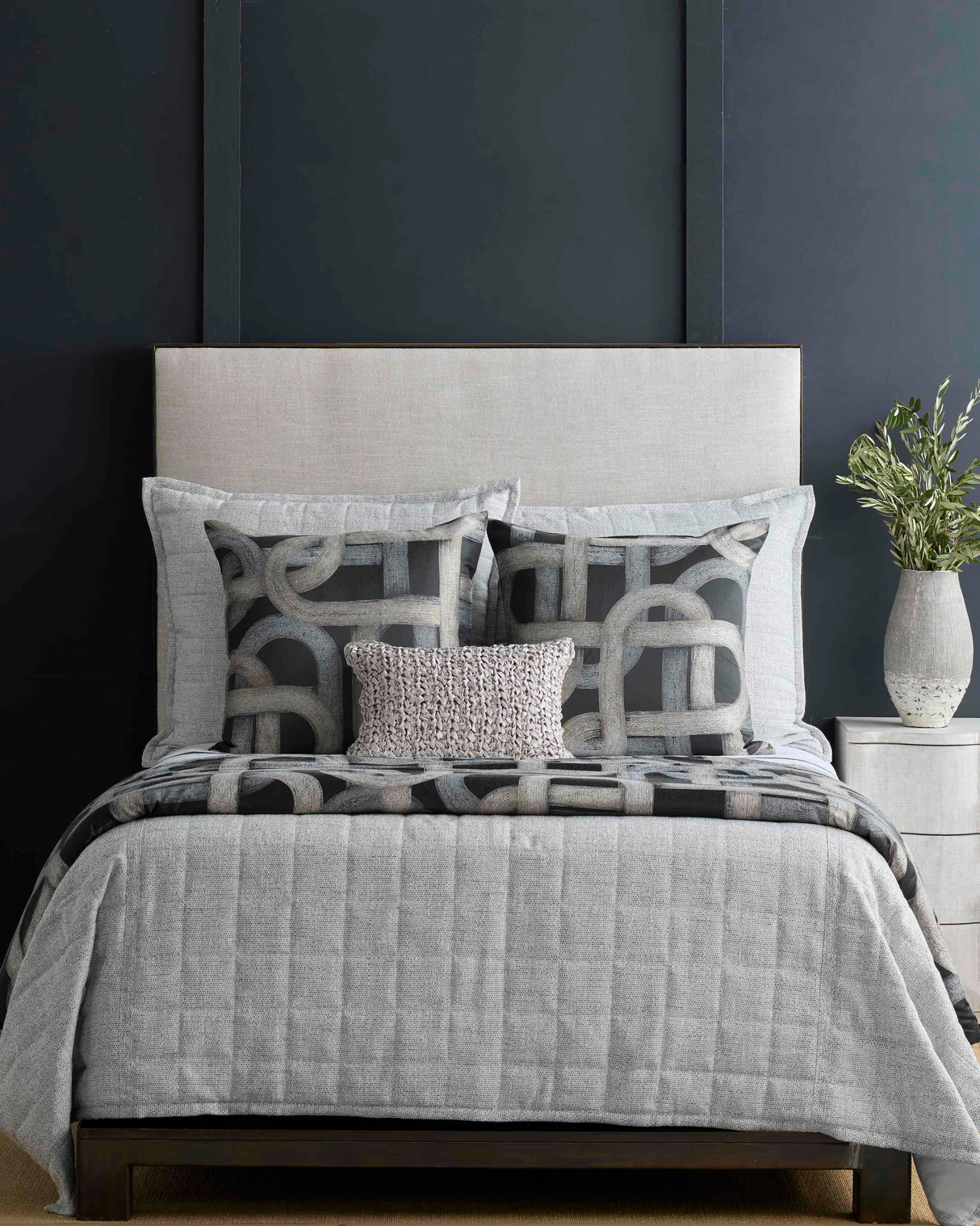 Ann Gish Black Euro Interchange Sham