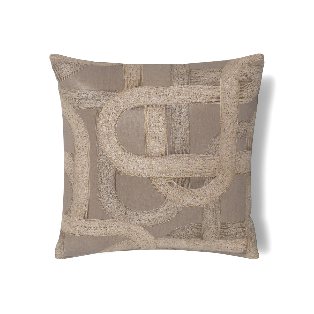 Ann Gish Taupe Euro Interchange Sham