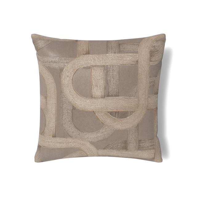 Ann Gish Taupe Euro Interchange Sham