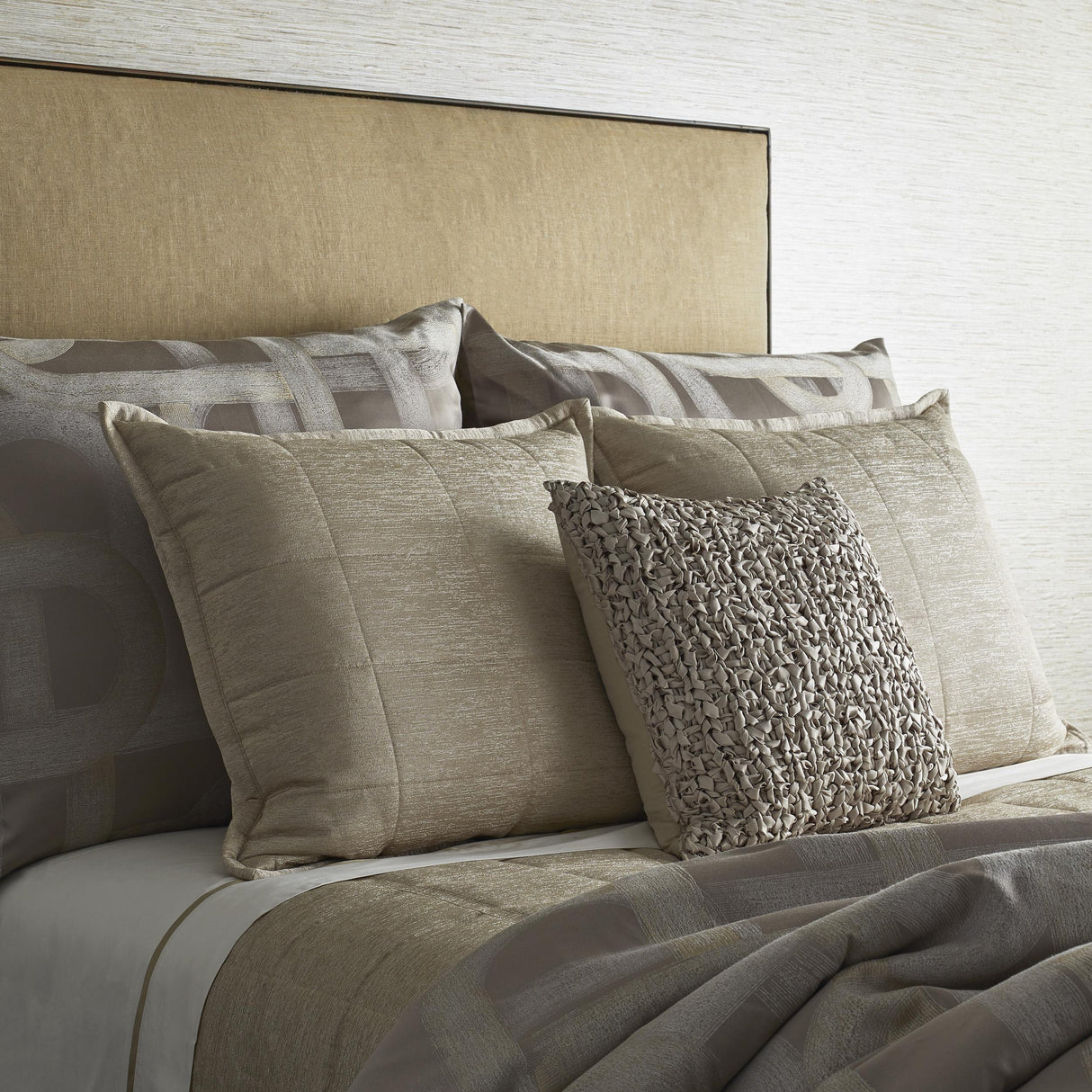 Ann Gish Taupe Euro Interchange Sham