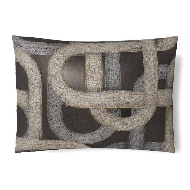 Ann Gish Black King Interchange Sham
