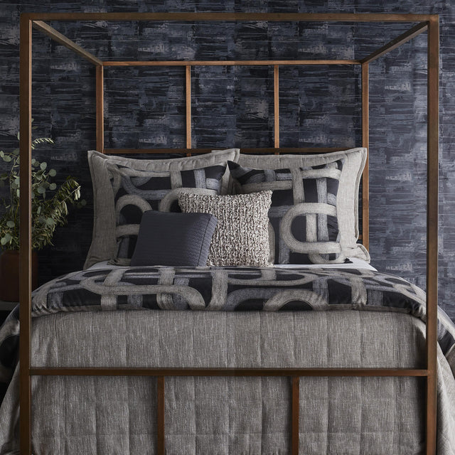 Ann Gish Black Standard Interchange Sham