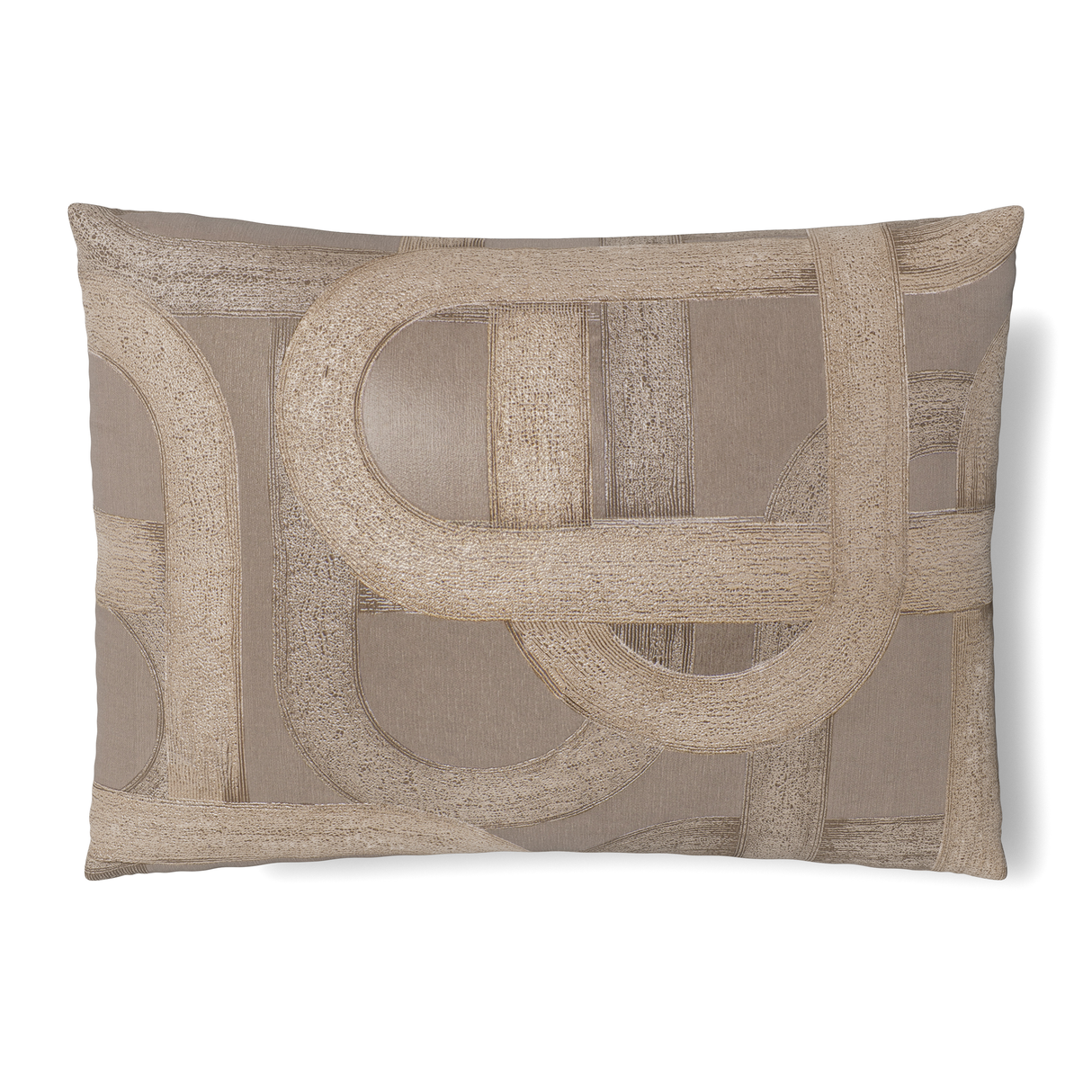 Ann Gish Taupe Standard Interchange Sham