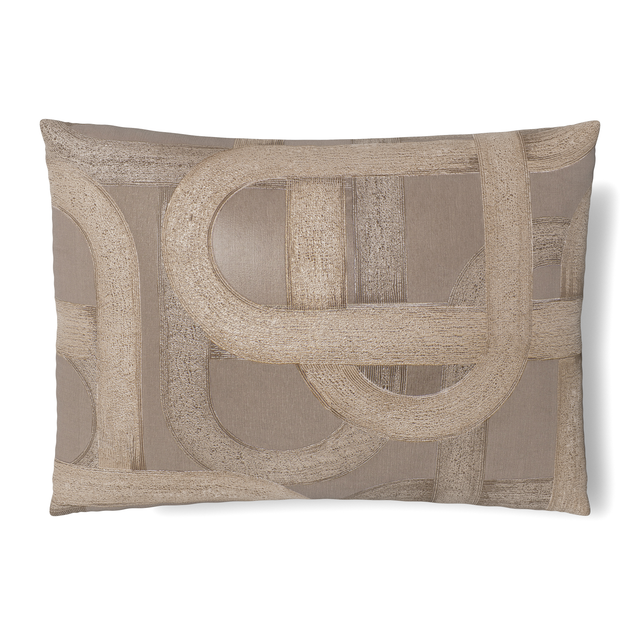 Ann Gish Taupe Standard Interchange Sham