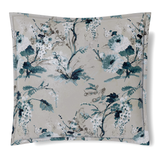 Ann Gish Silver Euro Jardin Fleur Sham