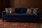 Ann Gish Marine/Gold 26x26 Kinrande Euro Sham