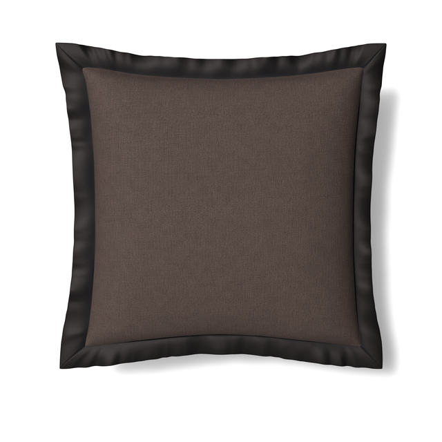 Ann Gish Charcoal Euro Lover's Kimono Sham