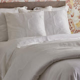 Ann Gish White Euro Lover's Kimono Sham