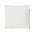 Ann Gish Almost White Euro Linen Quilted Sham