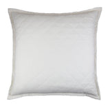 Ann Gish Almost White Euro Linen Quilted Sham