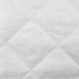 Ann Gish Almost White Standard Linen Quilted Sham