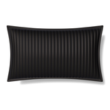 Ann Gish Charcoal King Charmeuse Channel Quilt Sham