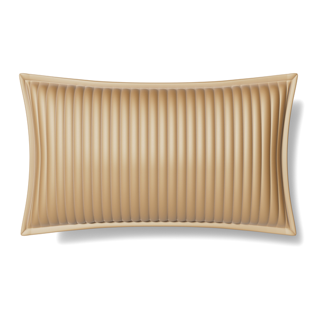 Ann Gish Sand Standard Charmeuse Channel Quilt Sham