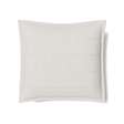 Ann Gish White Euro Panama Sham