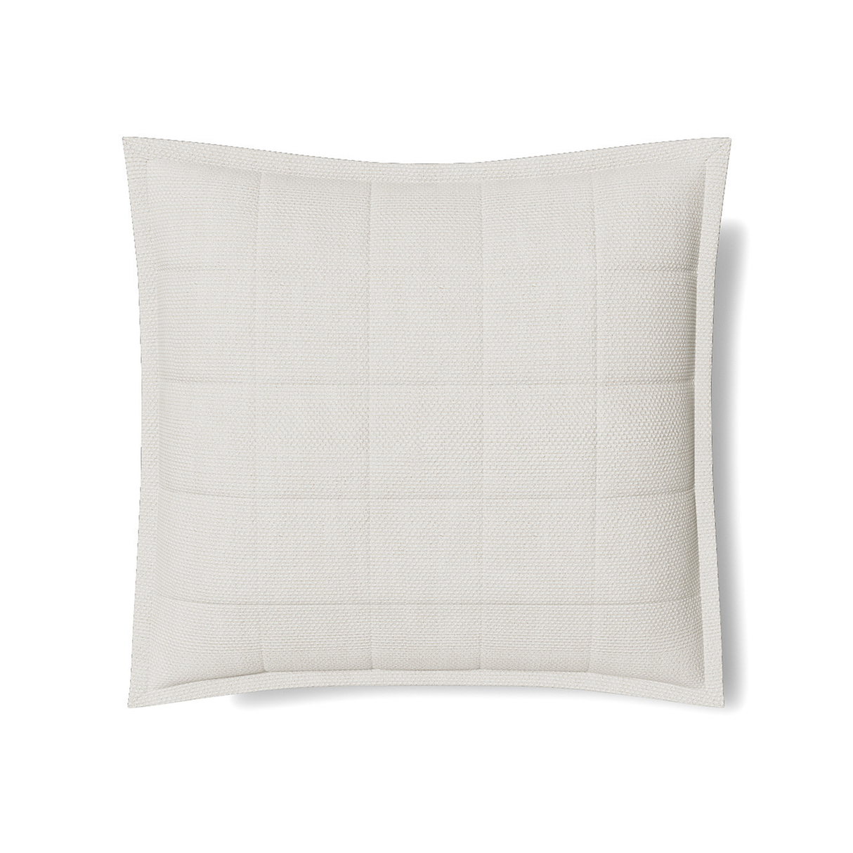 Ann Gish White Euro Panama Sham