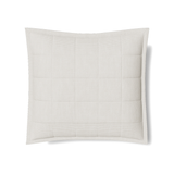 Ann Gish White Euro Panama Sham