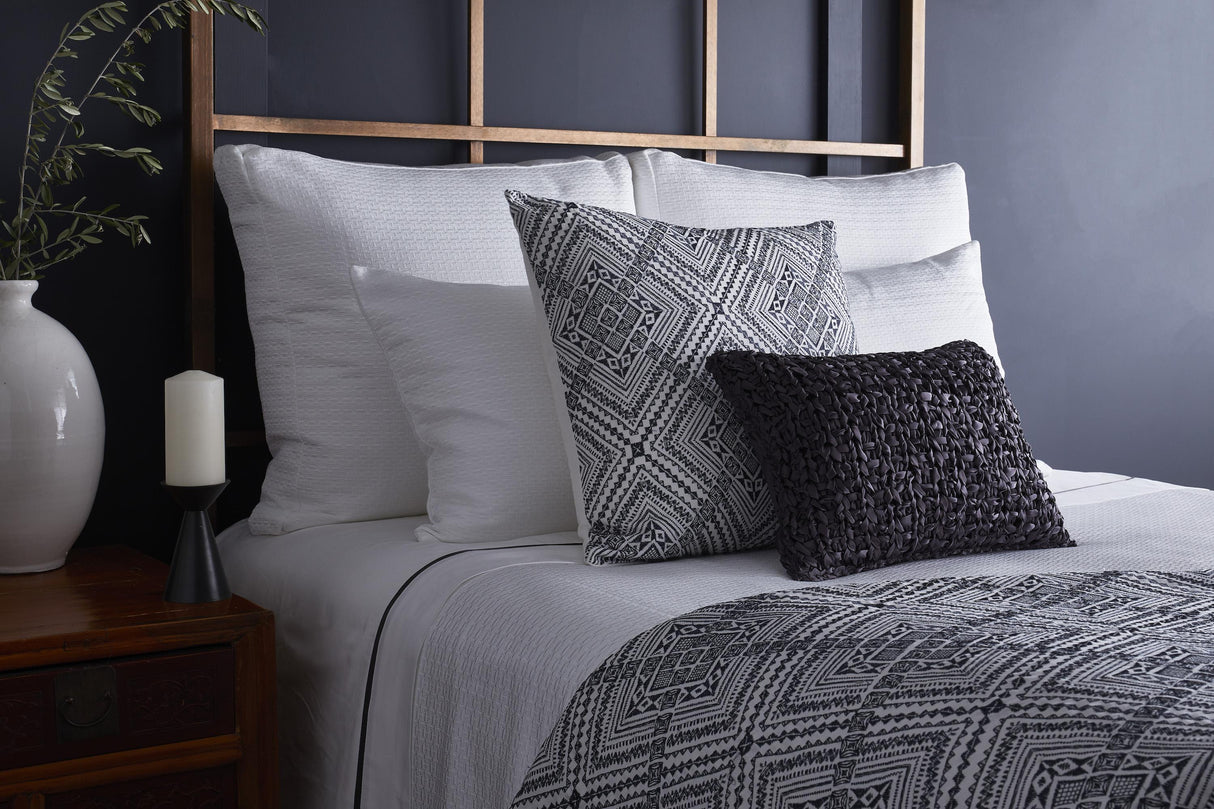 Ann Gish White Euro Pavilion Sham