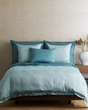 Ann Gish Aqua/Caribbean Euro Ready-to-Bed 2.0 Smooth Sham