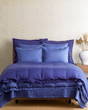 Ann Gish Navy/Periwinkle Euro Ready-to-Bed 2.0 Smooth Sham