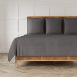 Ann Gish Grey Euro Ready-to-Bed 2.0 Quilted Sham