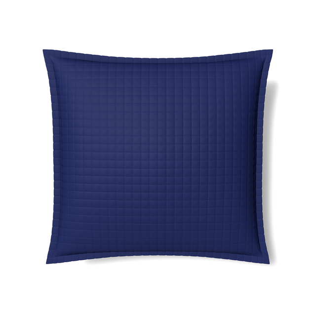 Ann Gish Navy Euro Ready-to-Bed 2.0 Quilted Sham