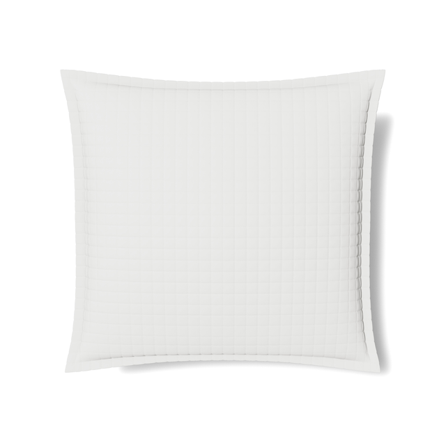 Ann Gish White Euro Ready-to-Bed 2.0 Quilted Sham