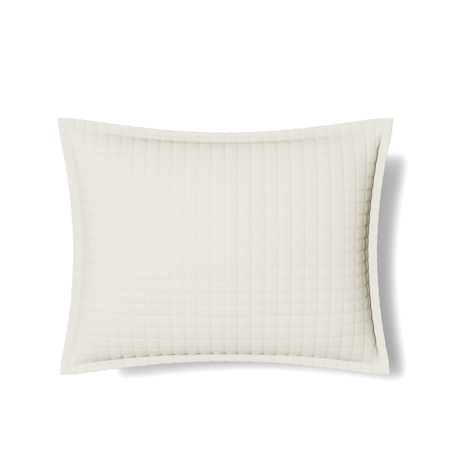 Ann Gish Ivory King Ready-to-Bed 2.0 Quilted Sham