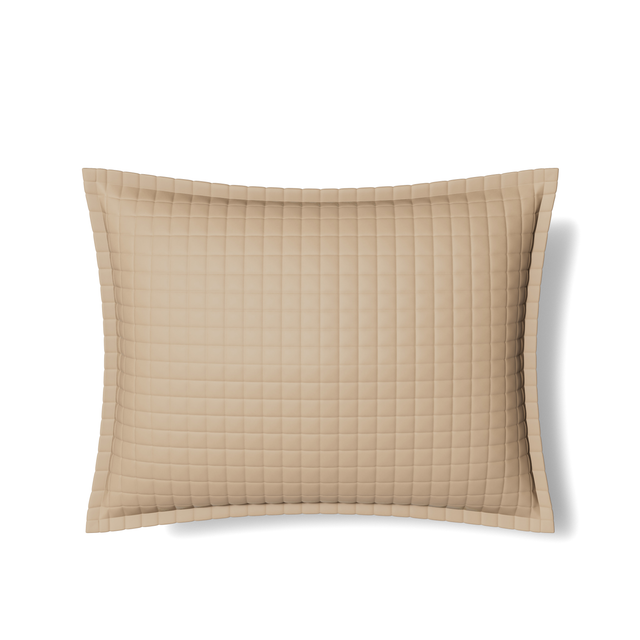 Ann Gish Taupe Standard Ready-to-Bed 2.0 Quilted Sham