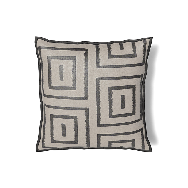 Ann Gish Charcoal/Pumice Euro Unmazed Sham