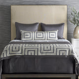 Ann Gish Charcoal/Pumice Euro Unmazed Sham