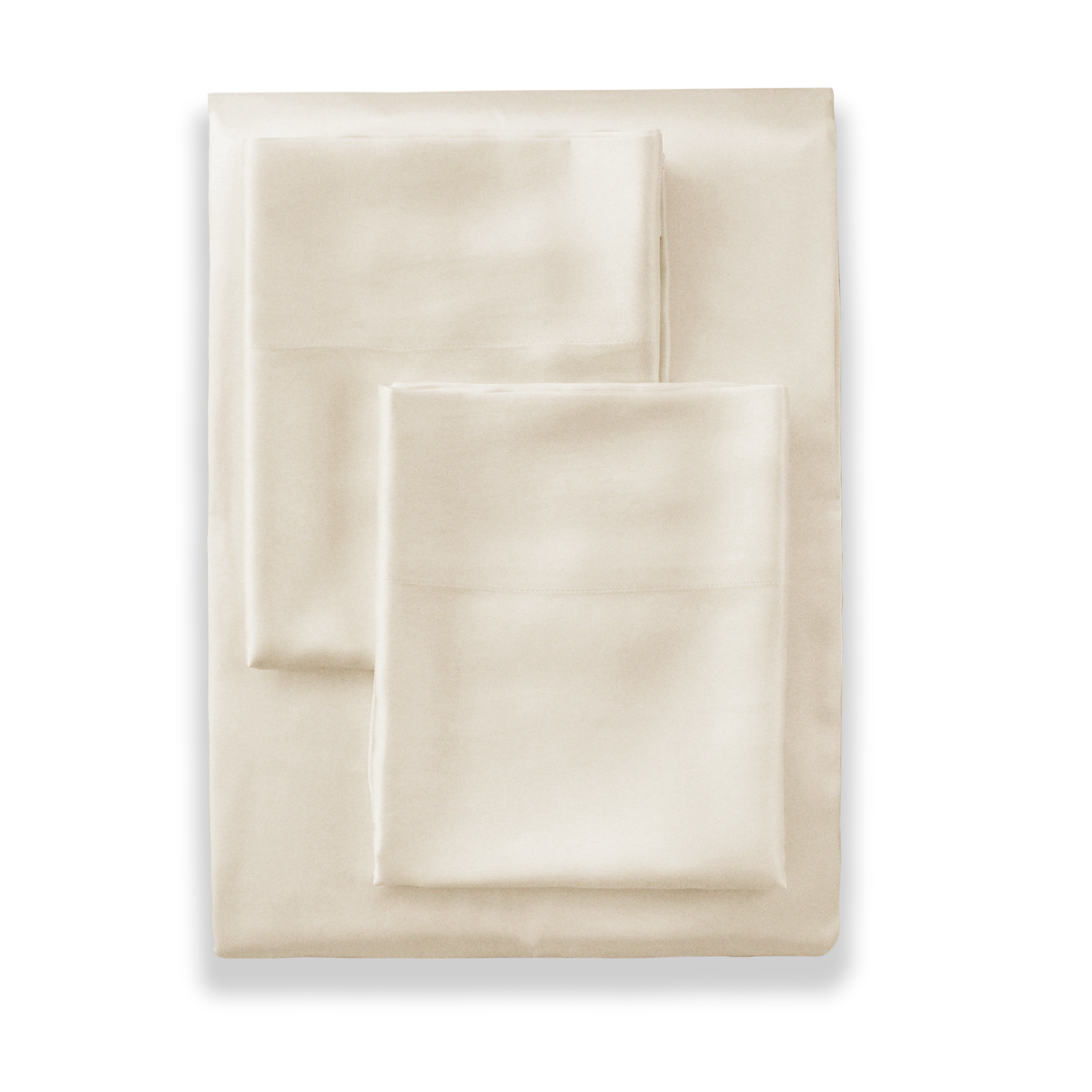 Ann Gish Ivory King Charmeuse Sheet Set