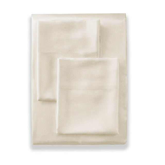 Ann Gish Ivory King Charmeuse Sheet Set