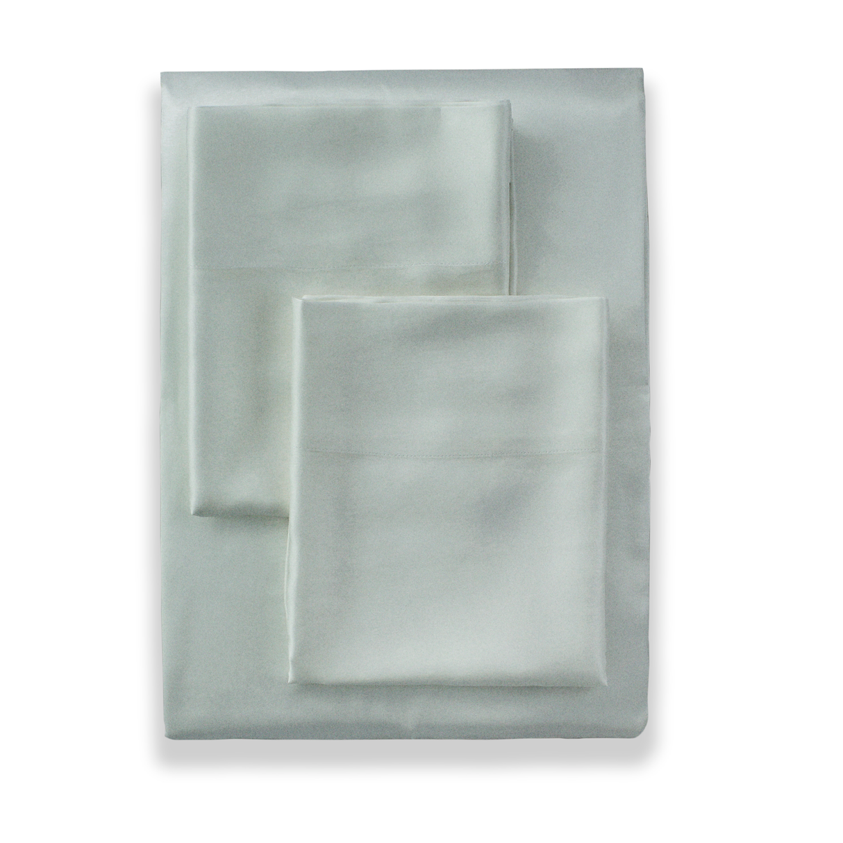 Ann Gish Frost Queen Charmeuse Sheet Set