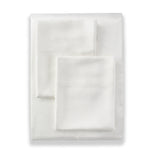 Ann Gish White King Charmeuse Sheet Set