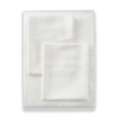 Ann Gish White King Charmeuse Sheet Set
