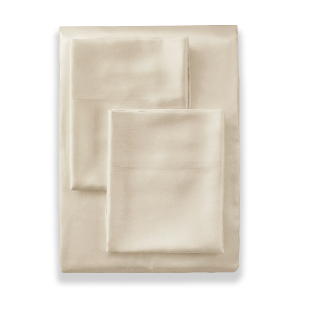 Ann Gish Pumice Queen Charmeuse Sheet Set