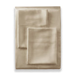 Ann Gish Sand Queen Charmeuse Sheet Set