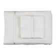 Ann Gish White/White King Silk Trim Sheet Set