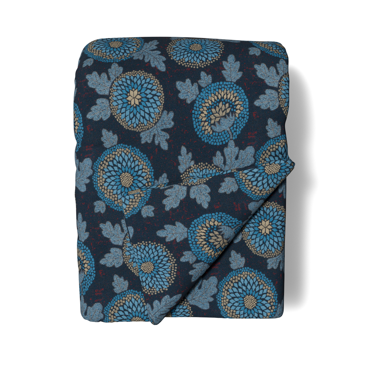 Ann Gish Blue 96x50 Blossom Throw