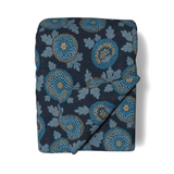 Ann Gish Blue 96x50 Blossom Throw