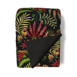 Ann Gish Black 96x50 Cloud Forest Throw