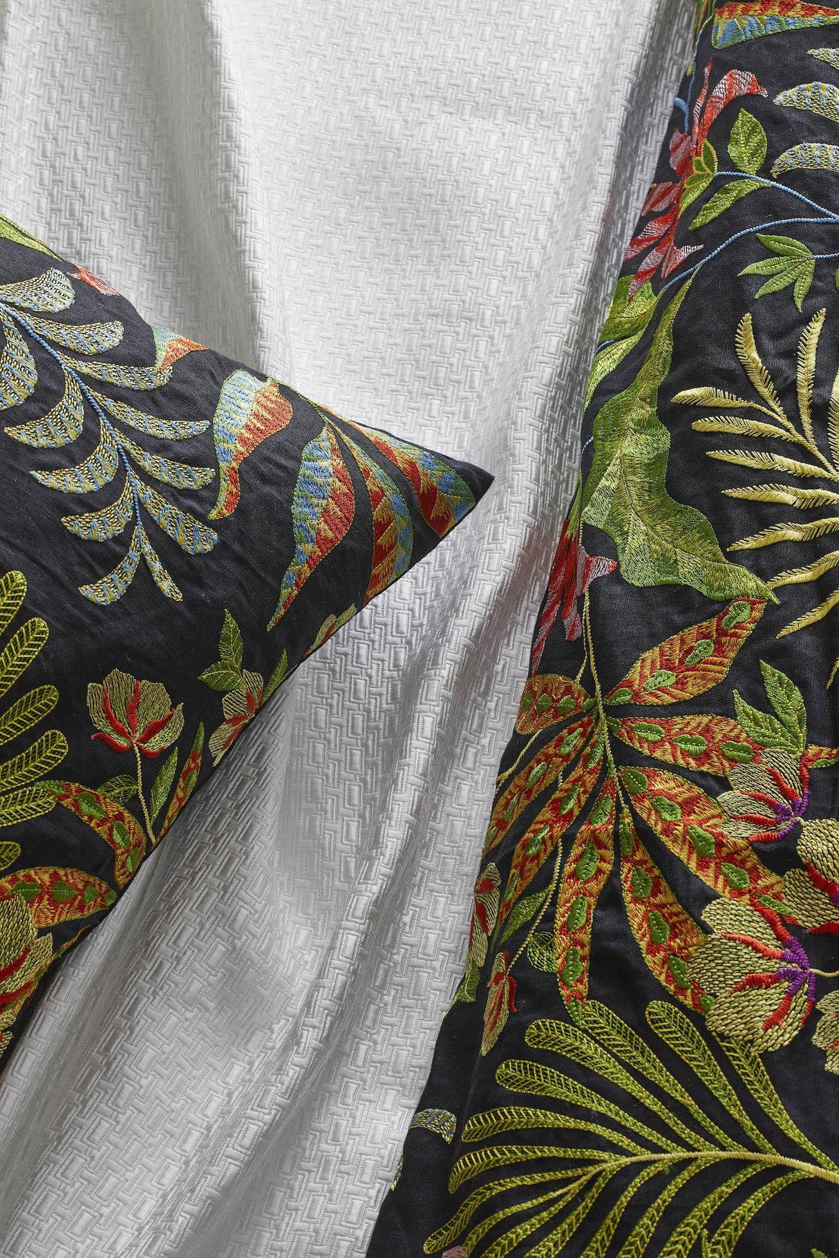 Ann Gish Black 96x50 Cloud Forest Throw