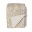 Ann Gish Natural/Charcoal 96x50 Contour Throw