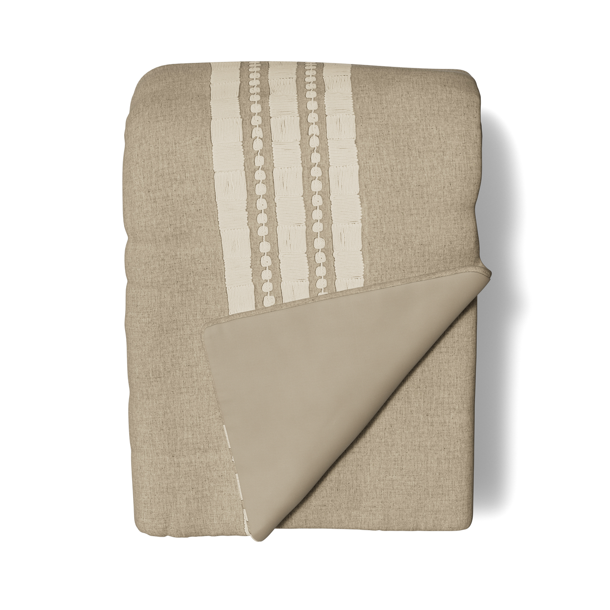 Ann Gish Natural 96x50 Echelon Throw