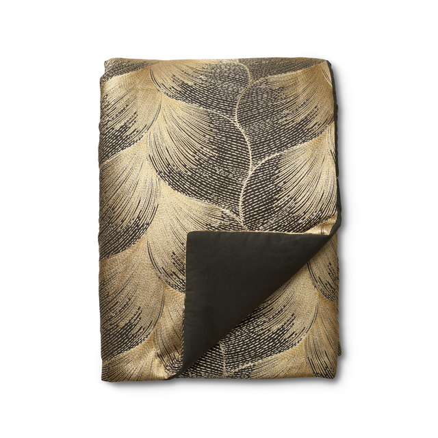 Ann Gish Umber / Gold 96x50 Fan Throw