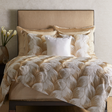 Ann Gish White / Gold 96x50 Fan Throw