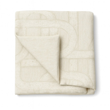 Ann Gish Taupe 96x50 Interchange Throw