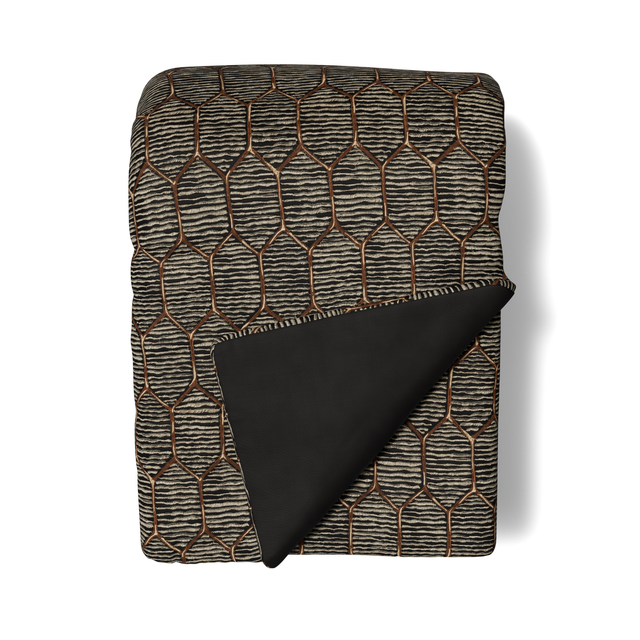 Ann Gish Charcoal 96x50 Inro Throw