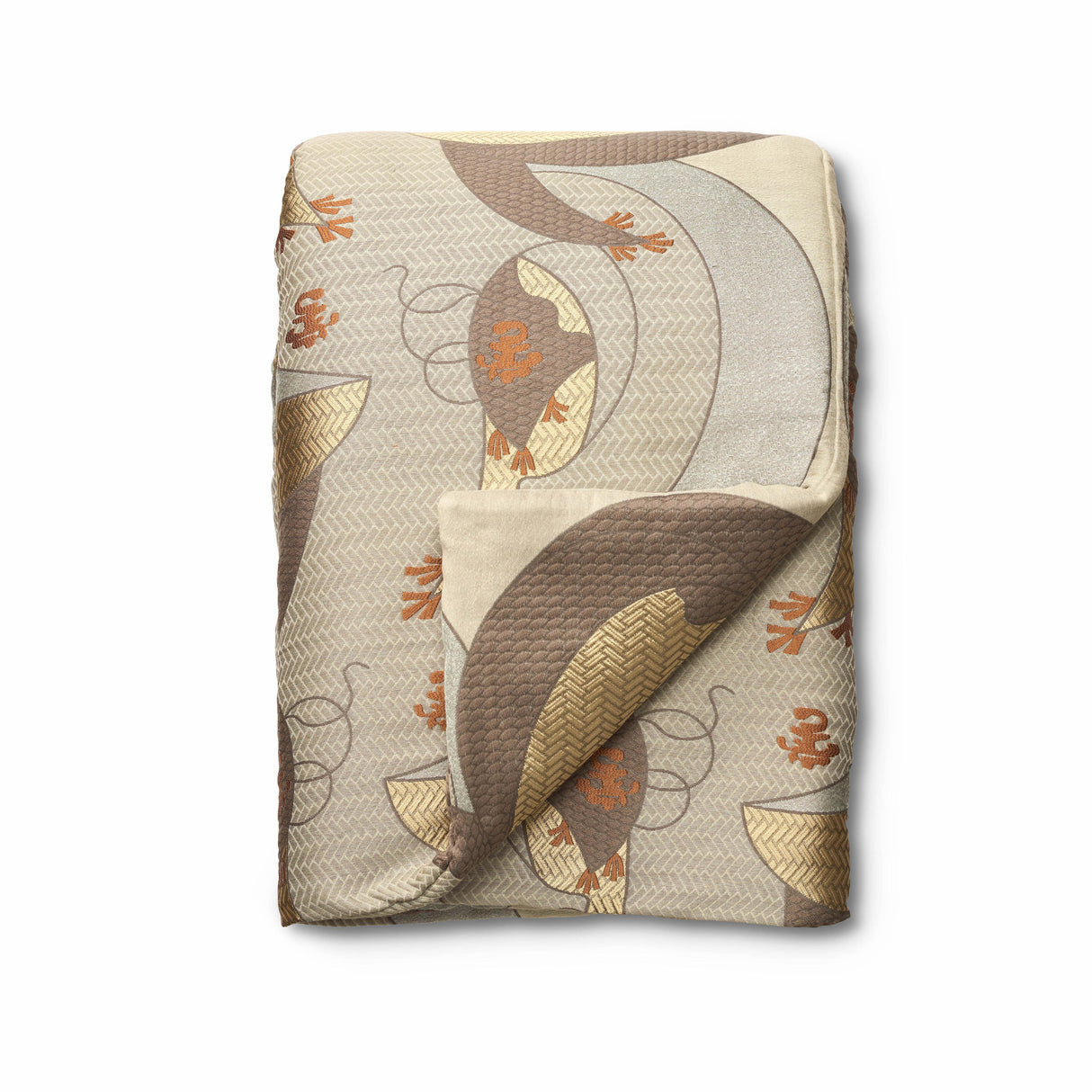 Ann Gish Blue/Gold 96x50 Kosode Throw